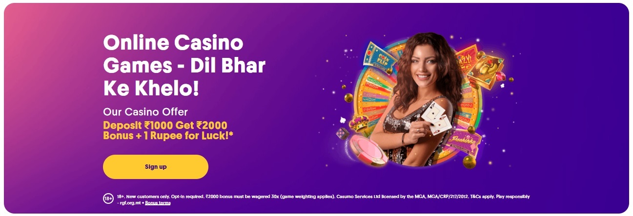 Casumo Casino Willkommensbonus