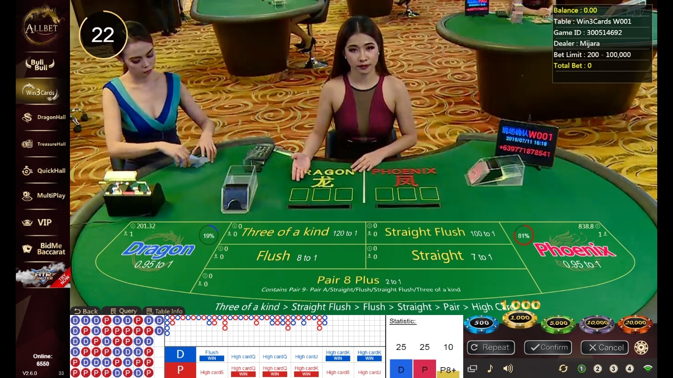 Dafabet Casino Live Händler