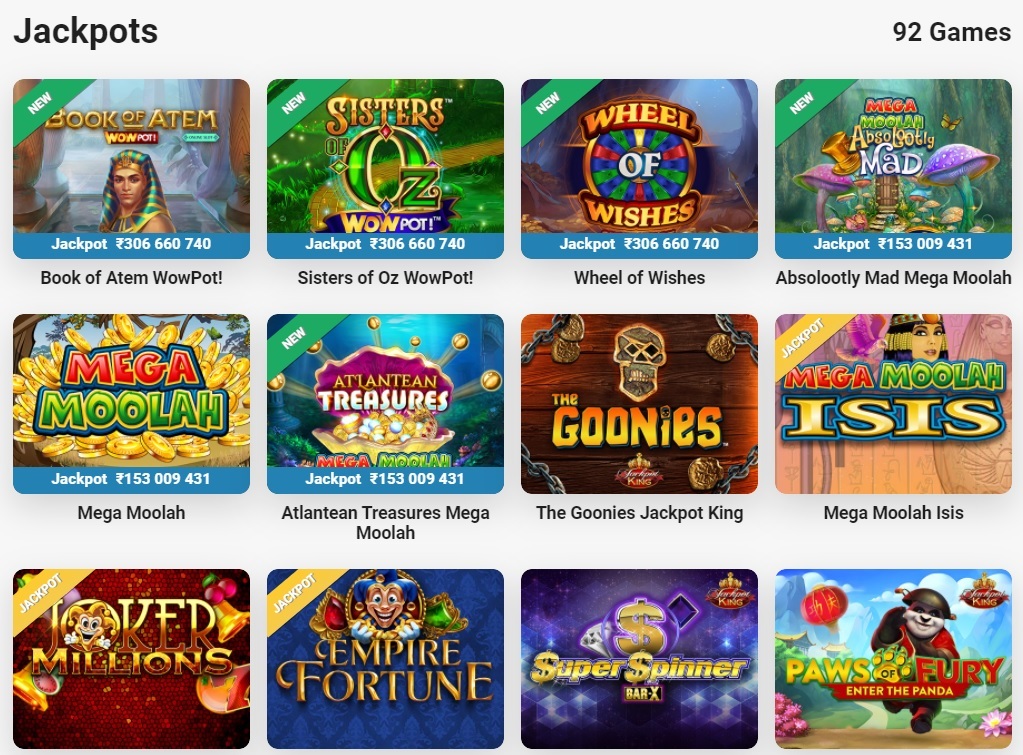 Leo Vegas Casino Jackpots