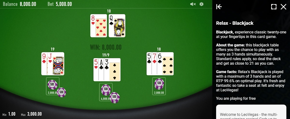 Spielen Sie kostenlose Casinospiele auf Leo Vegas