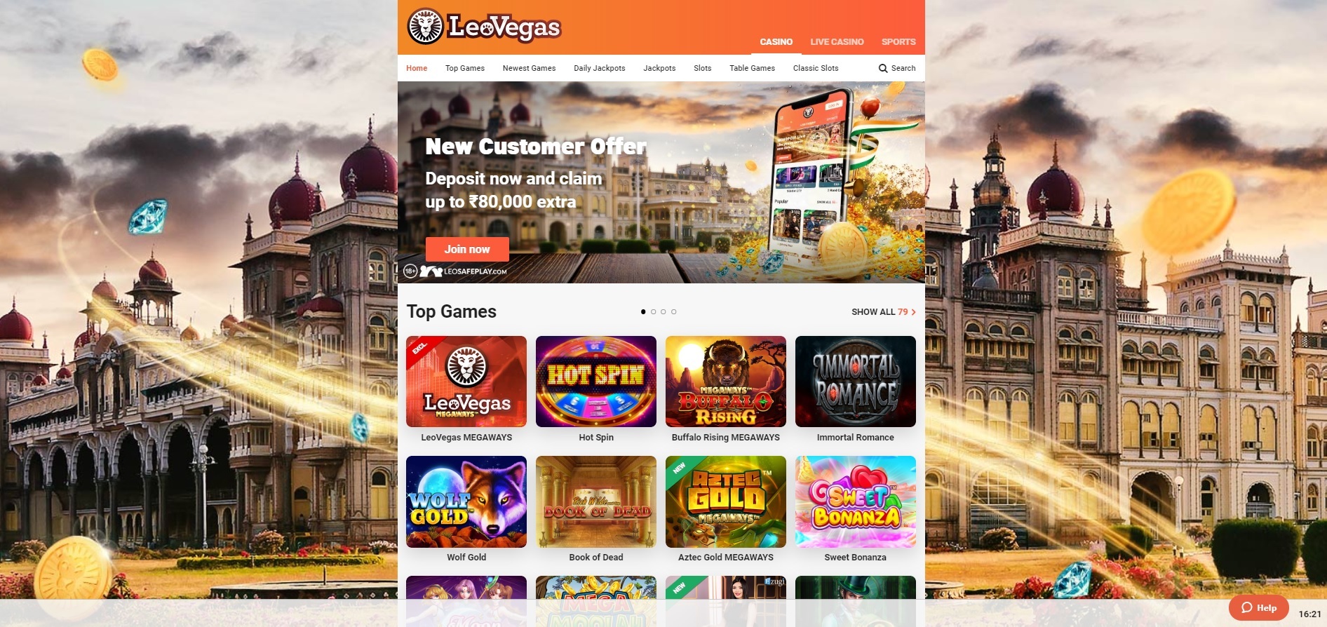 Leovegas bestes mobiles Casino in Indien