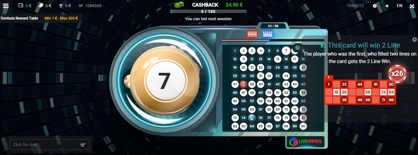 Live Bingo im Kto Casino